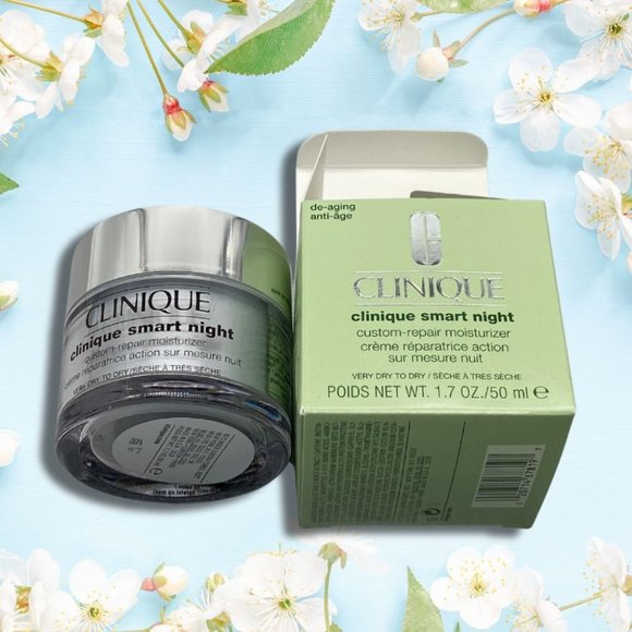 Clinique Other - Clinique Smart Night Custom-Repair Moisturizer for Very Dry Skin -1.7 Oz